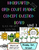 Kindergarten Open Court 2023 Concept/Question Board Unit 7