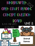 Kindergarten Open Court 2023 Concept/Question Board Unit 8