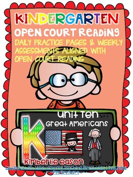 Preview of Kindergarten Open Court Skills Practice - Unit 10