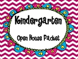 Kindergarten Open House Packet