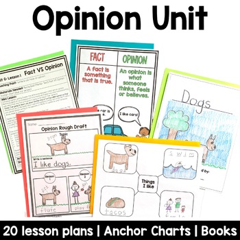 Preview of Kindergarten Opinion Unit | Persuasive | Writers Workshop