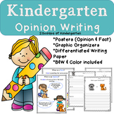 Kindergarten Opinion Writing (Common Core Aligned) Distanc