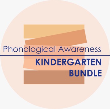 Preview of Kindergarten- Phonemic Awareness AUTOMATED assessment BUNDLE - Based on Heggerty