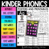 Kindergarten Phonics Activities, Printables, Focus Posters