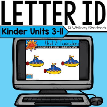 Preview of Letter Recognition & Identification Digital Phonics Units for Kindergarten