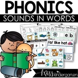 Kindergarten Phonics Worksheets Games & Centers Beginning 