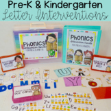 Kindergarten Letter Intervention Pack