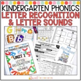 Kindergarten Phonics Letter Recognition and Sounds Unit