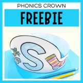 Kindergarten Phonics & Phonemic Awareness S Headband | Freebie
