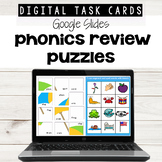 Kindergarten Phonics Review Digital Puzzles for Google Classroom™