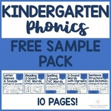 Kindergarten Phonics Spelling Curriculum, Level K Units 1-
