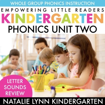 Preview of Kindergarten Phonics Unit 2 Alphabet Letter Sounds Review SCIENCE OF READING SOR