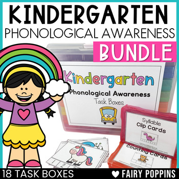 Preview of Kindergarten Phonological Awareness BUNDLE | Literacy Center Activities