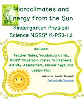 Preview of Kindergarten Physical Science-Microclimates and Energy From the Sun