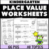 Kindergarten Place Value Tens and Ones Numbers to 20 in Base Ten