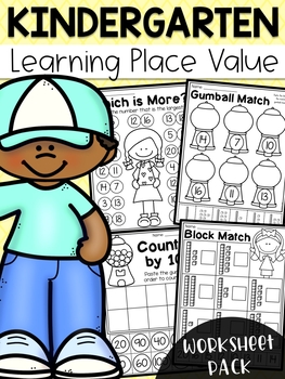 Preview of Kindergarten Place Value Worksheets