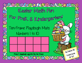 Easter Playdough Math Mats - PreK & Kindergarten