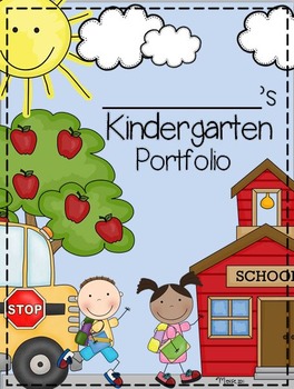 Preview of Kindergarten Portfolio and Memory Book