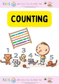 Preview of Kindergarten PreK, ESL How many? Numbers to 10 Count and Write Worksheets