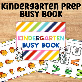 Kindergarten Prep Toddler Busy Book By Simply Smiley 