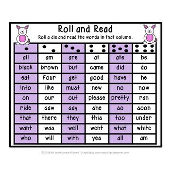 sight words games for kindergarten