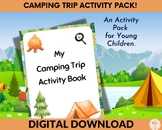 Kindergarten Printable Camping Activity Book, Coloring Pag