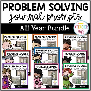 Preview of Kindergarten Problem Solving Math Journals Bundle