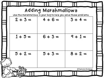 Kindergarten Project Based Learning Addition and Subtraction | TpT