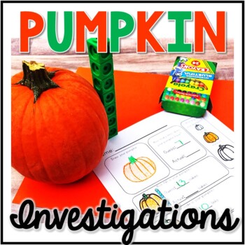 Preview of Kindergarten Pumpkin Science, Pumpkin Exploration, Pumpkin Investigations