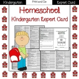 Kindergarten Quarterly report card