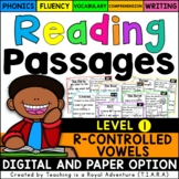 R-Controlled Vowel Reading Passages LEVEL 1 - Distance Learning