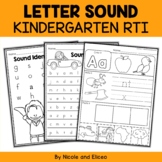 Kindergarten RTI Letter Sounds