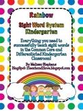 Kindergarten Rainbow Sight Word System