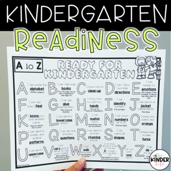 Preview of Kindergarten Readiness | Back to School Kindergarten | Preschool Standards