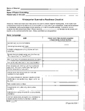 Kindergarten Readiness Checklist Assessment 8 areas Specia