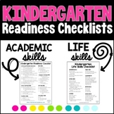 Kindergarten Readiness Checklists | Academic AND Life Skills