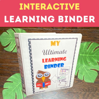 Preview of Kindergarten Readiness Interactive Learning Binder