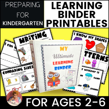 Preview of Kindergarten Readiness Learning Binder