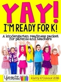 Kindergarten Readiness Packet - preschool, pre-k, kinderga
