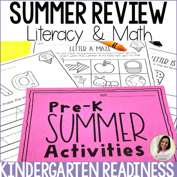 Preview of Kindergarten Readiness PreK Summer Packet