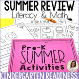 Kindergarten Readiness PreK Summer Packet