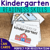 Kindergarten Readiness Skills Task Cards