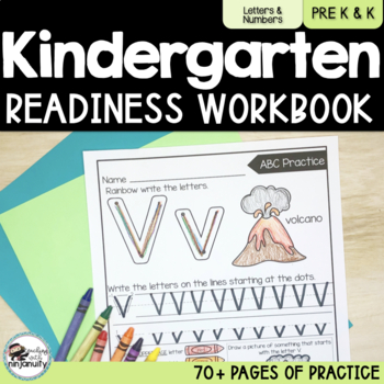 Preview of Pre K and Kindergarten Readiness Practice Workbook