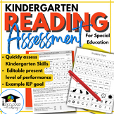 Kindergarten Reading Assessment | Special Education