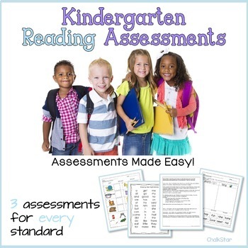 Preview of Kindergarten Reading Assessments Bundle