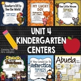 Kindergarten Reading Centers Reading Street Unit 4 Bundle