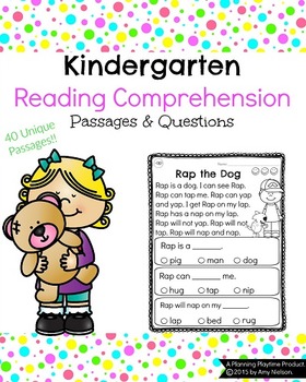 Preview of Kindergarten Reading Comprehension