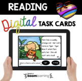Kindergarten Reading Comprehension Boom Cards - Short Stor