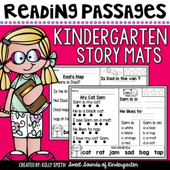 Preview of Kindergarten Reading Comprehension Passages