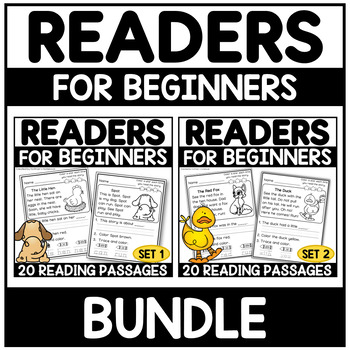 Preview of Kindergarten Reading Comprehension Bundle